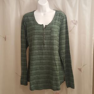 Ruff hewn 1/4 button up shirt